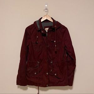 Maroon Utility Jacket